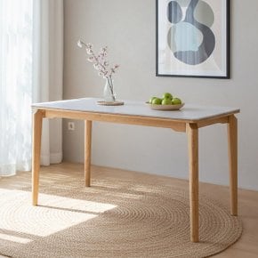 루키 원목프레임 세라믹4인 식탁테이블 단독 TR6026R (착불)