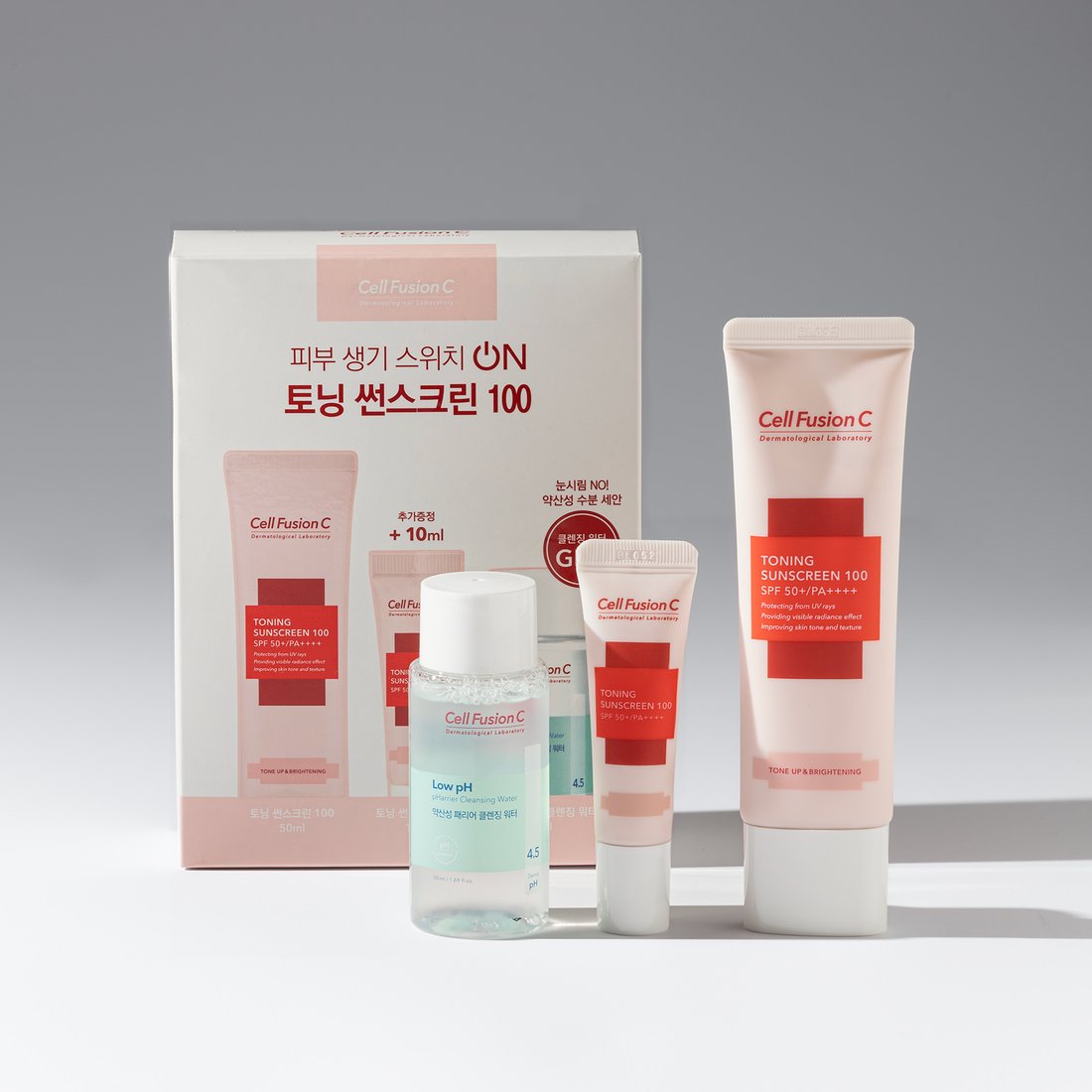 [셀퓨전씨] 토닝 썬스크린 Ssg 기획세트(선크림 50Ml+10Ml+클렌징워터 50Ml 증정구성), 믿고 사는 즐거움 Ssg.Com
