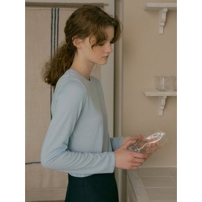 [wool 100] 151 pastel knit (light blue)