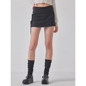 DOUBLE-STRAP MINI SKIRT_T416BT704(BE)