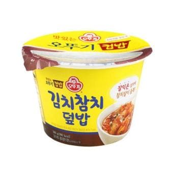 제이큐 오뚜기 컵밥 김치참치덮밥 280g 12EA