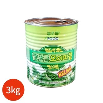  늘푸른 다진오이 피클 랠리쉬 3kg