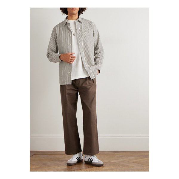 NN.07 콜비 50009 스트라이프 코튼 포플린 셔츠 46376663162896369