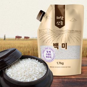 상등급 백미 쌀 1.7kg l 밀폐 스탠트 파우치 포장 l[35101370]