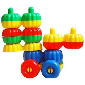 유아용 호박 블록(36Pcs), 창의 블록, 오감발달 및 유아용 장난감