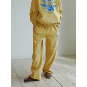 Butter Wing Fluff Sweat Pants (Mustard)