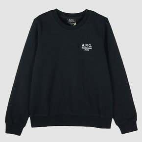 A.P.C. 아페쎄 여성 스카이 로고 맨투맨 블랙 COEZD F27700 LZZ