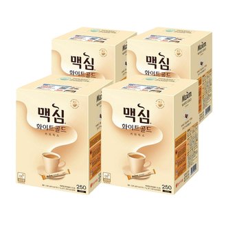  동서식품 맥심 화이트골드 250T x 4개