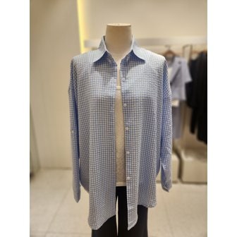 SOUP 숲 민소매 티셔츠 세트  체크 블라우스 (SB7TX30)
