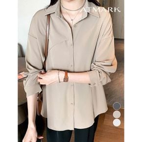 ATMARK  77까지 루즈절개디테일셔츠 AA56SH025G_P406019420