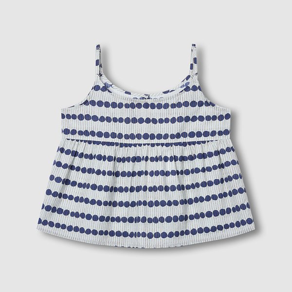 여 코튼 민소매 라운지 셔츠 J2062010840BA