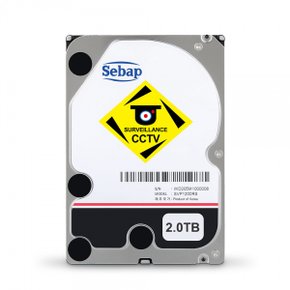 Sebap 세바프 BUSCAR CCTV HDD SVP1200RS 2TB (리퍼비시)