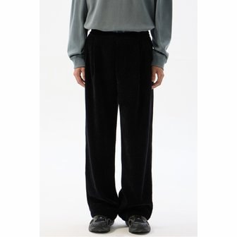 커스텀멜로우 Black Wide Fit Corduroy Pants_CWPAW24882BKX