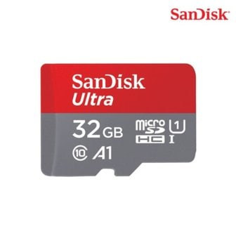 아이코다 샌디스크 MicroSDHC Ultra CLASS10 UHS-I A1 32GB 메모리카드 (SDSQUA4-032G-GN6MN)