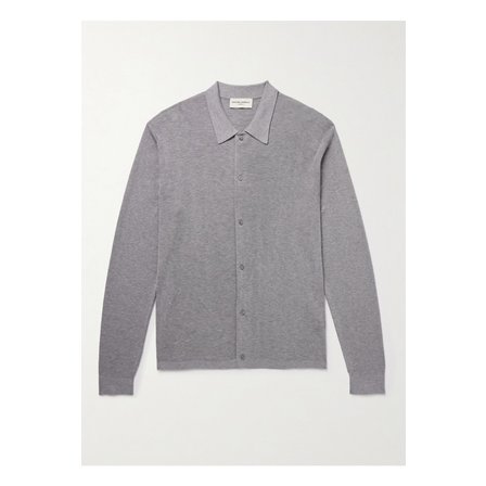오피신제네랄 오피시네 제네랄레 브렌트 슬림핏 리오셀 울 혼방 가디건 그레이 46376663162867024
