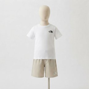 노스페이스 키즈 키즈 데일리 모션 세트 WHITE NT7US21S