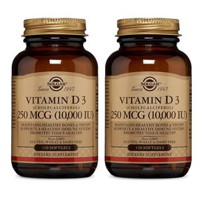 비타민D 250mcg 콜레칼시페롤 10000 IU 120정 X 2통