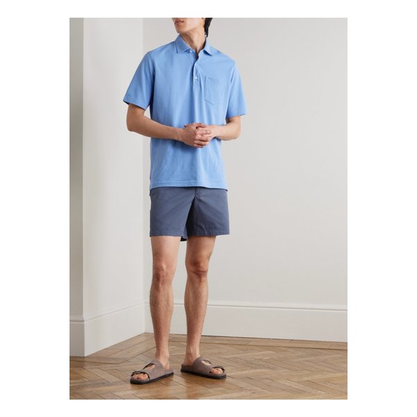 시드 매쉬번 스트레이트 레그 가먼트 다이드 코튼 트윌 쇼츠 46376663162881473