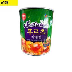 식자재 후르츠칵테일 이츠웰 원터치 850g 1개