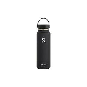 하이드로플라스크 Hydro Flask 하이드레이션 와이드마우스 40oz 물통 블랙