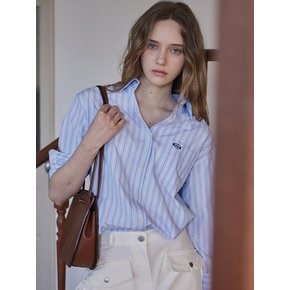 ESSENTIAL STRIPE SHIRT_2COLORS_SKY BLUE