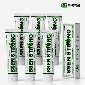 안티프라그 쎈스트롱   구취케어 고불소 민트향 치약 125g 6개
