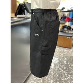 STUDIO CHINO CARGO LONG SHORTS-BLACK-G4MHP108