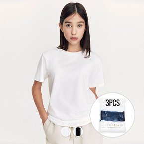 03245801 루즈핏 레이어드 반팔티(공용,3PCS)