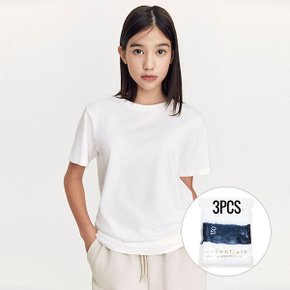 03245801 루즈핏 레이어드 반팔티(공용,3PCS)