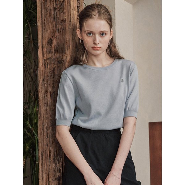 [3컬러] 스무디 반팔 니트