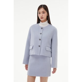 LAP [시흥점] (핸디) (SET-상의) 라운드넥 크롭 자켓 AP4WTA60