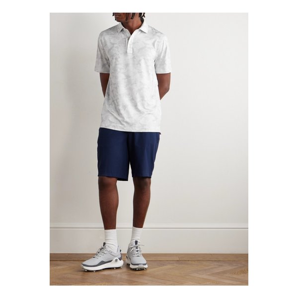 아이콘 카무플라주 프린트 테크 저지 골프 폴로 셔츠 그레이 46376663162896127