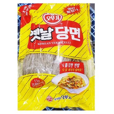 제이큐 당면 날 오뚜기 1kg 고구마 전분 잡채 찰당면  전문