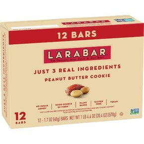 Larabar 땅콩 버터 쿠키 프로틴 바 - 20.4oz/12ct 프로틴