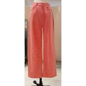 코랄핑크 허벅지 룸일자 면팬츠NK2DP403JJ