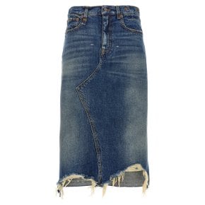 [알13] Womens Skirt R13WD100D216BGARNETBLUE Blue