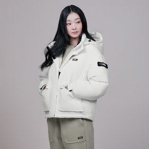 N234WDW901 여성 듀공 후드 숏다운 점퍼 L BEIGE