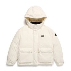 N234WDW901 여성 듀공 후드 숏다운 점퍼 L BEIGE