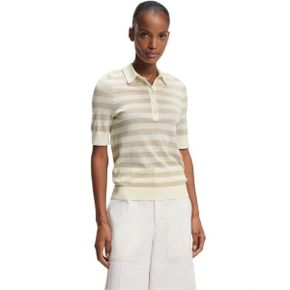 우먼 BOSS by Merino 울 Collared 스웨터 - 오픈 24603778 1392820