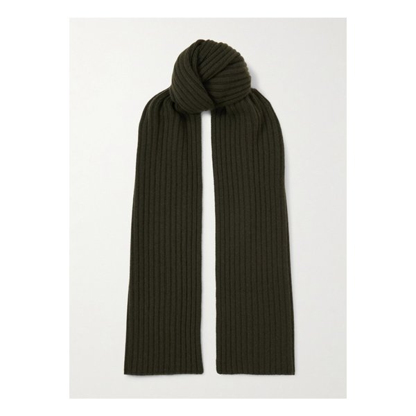 아치4 낸시 골지 캐시미어 스카프 밀리터리 그린 1647597342086558