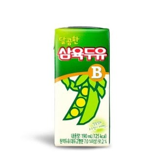 삼육두유 달콤한 B 190ml 96팩