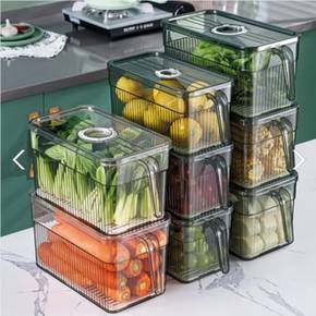 냉장고정리 트레이 야채 과일 정리함 대형 다크그린