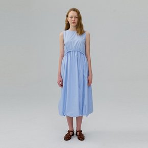 Piped Waist Dress_SKY BLUE