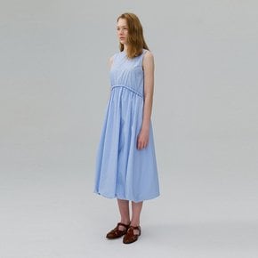 Piped Waist Dress_SKY BLUE