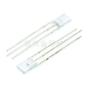 2X5 사각 2컬러 발광 다이오드 LED  레드Red / 그린Green
