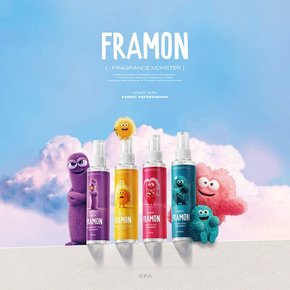 아우라 프라몬 섬유탈취제 140ml 4가지향  3개 or 2개 구성 택1