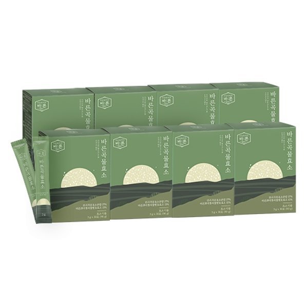 바른 곡물효소 4박스+4박스(총240포)