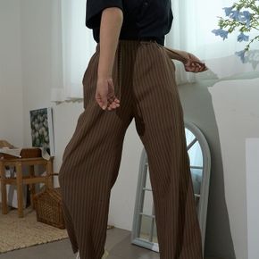 CMNMSTUDIO / stripe tren pants