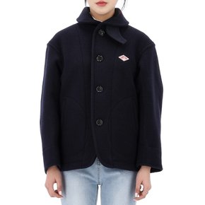 국내배송 24FW 단톤 라운드 칼라 울 파일 자켓 DT-A0010 WOP NAVY