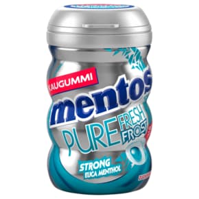 멘토스 Mentos 츄잉껌 퓨어 프레시 스트롱 유카 멘톨 70g